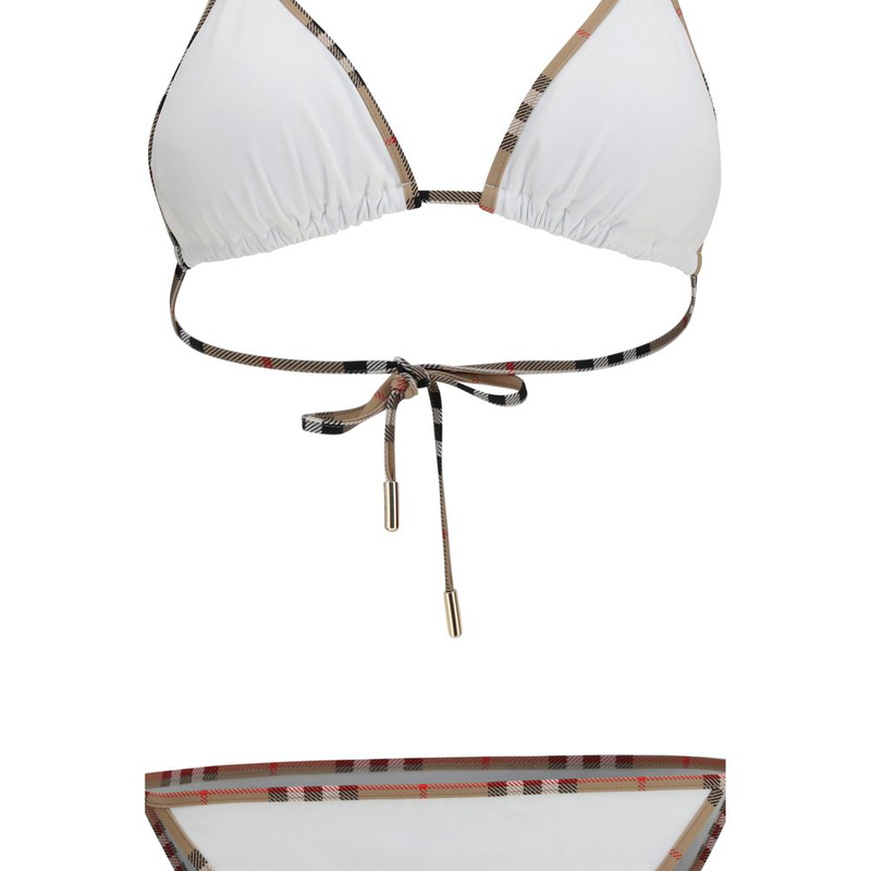 White polyamide bikini-null