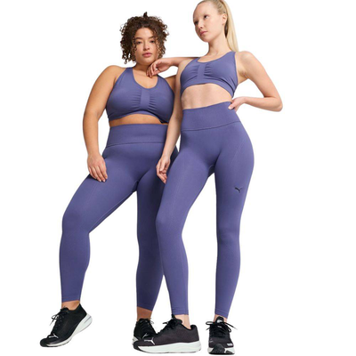 Shapeluxe seamless hw fleece tights, Blue, medium