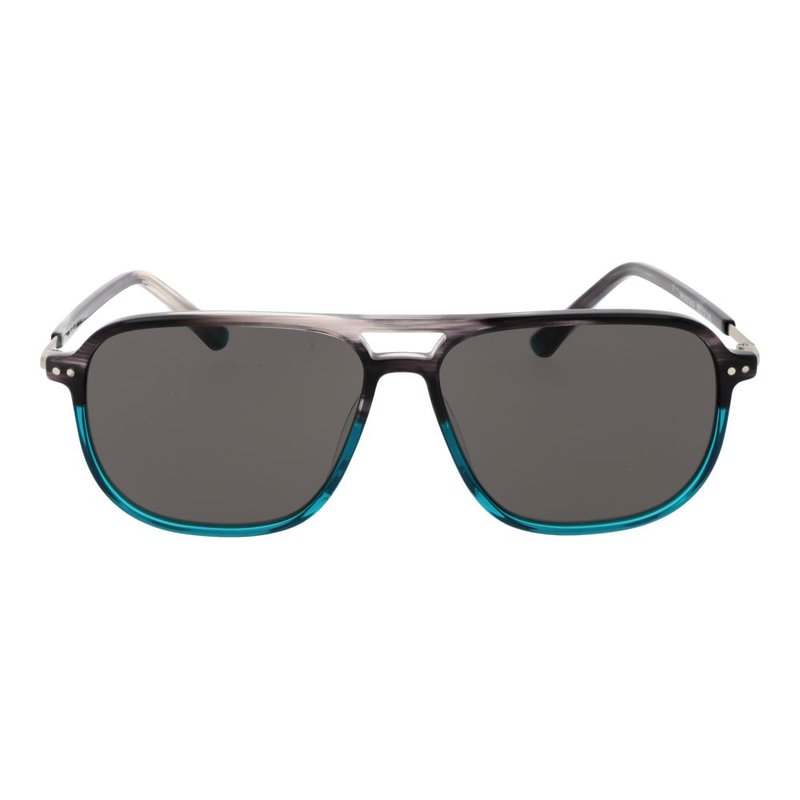 Turquoise plastic sunglasses-null