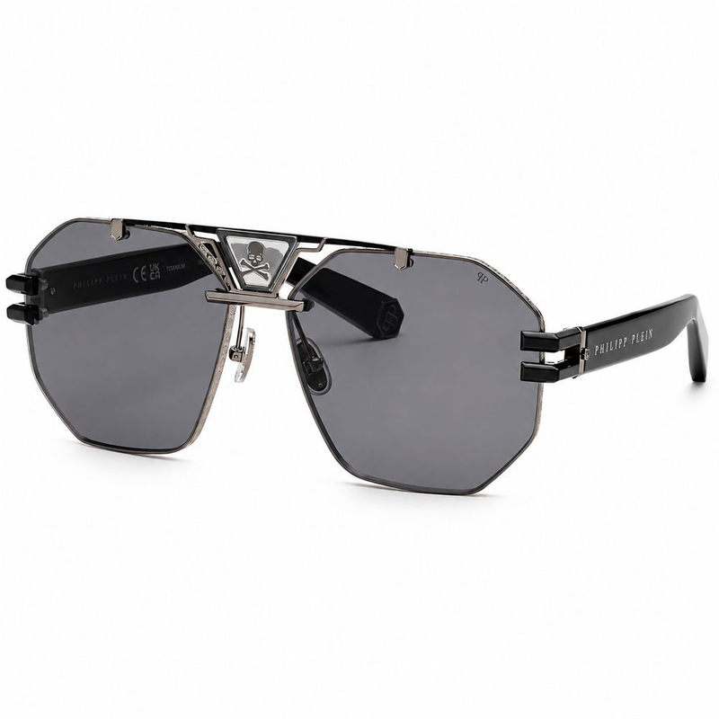 Black metal sunglasses-null