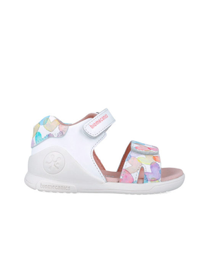 Biomecanics playful girls sandals with velcro strap