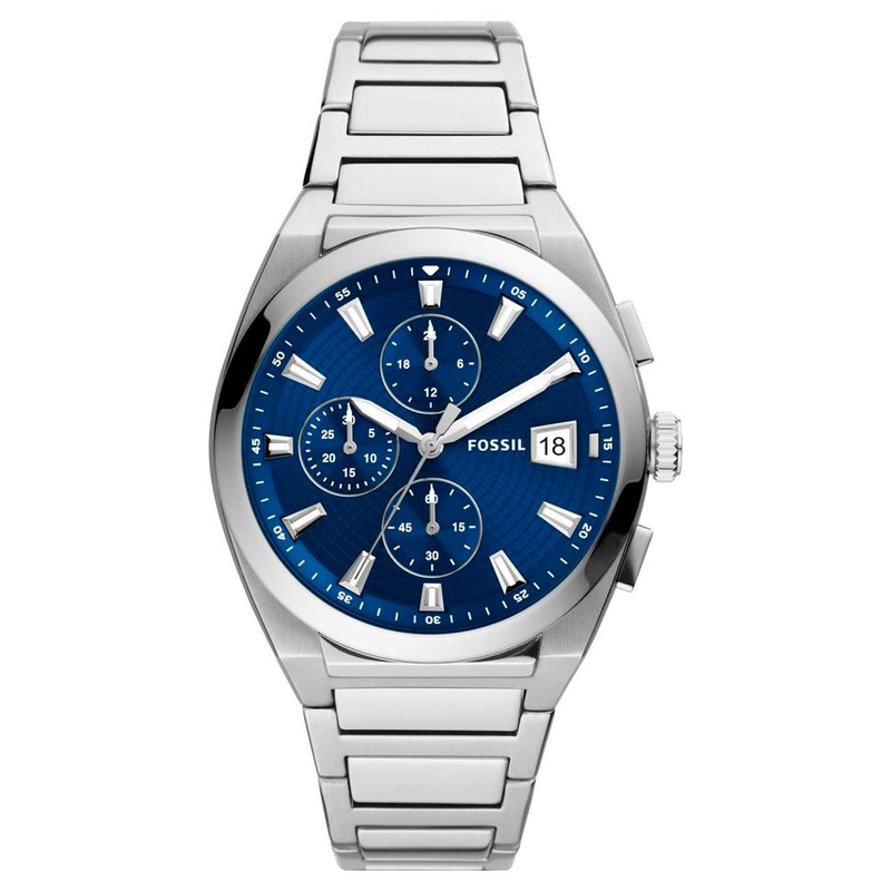 Gray stainless steel dress watch-null