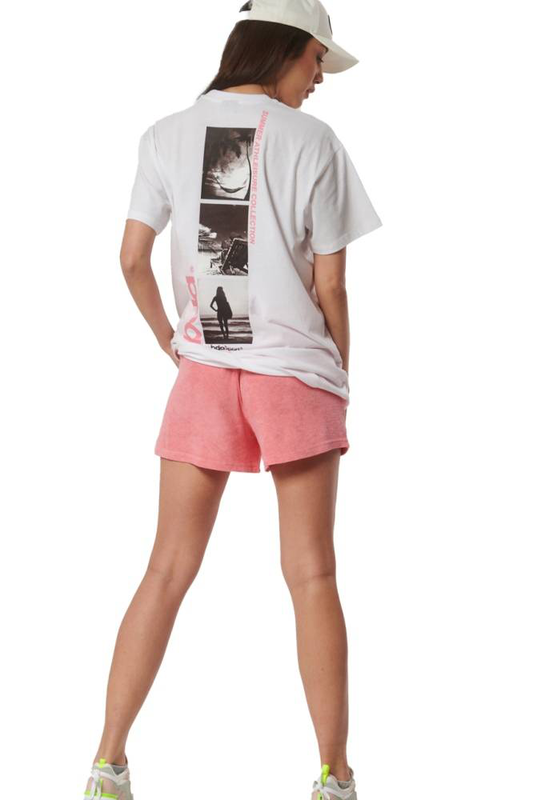 Women's natural dye terry shorts-null