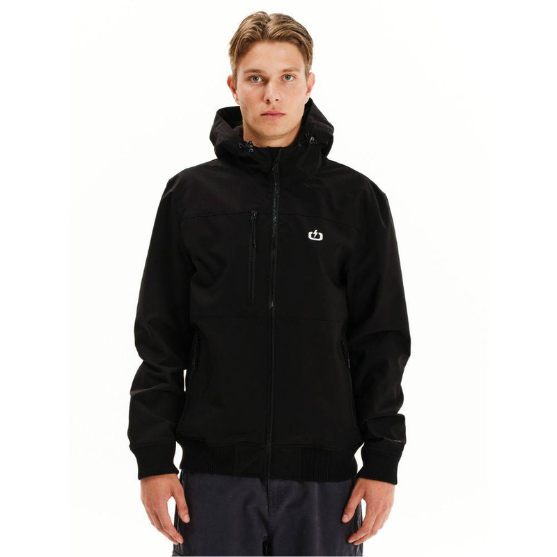 Men's hooded bomber jacket-null