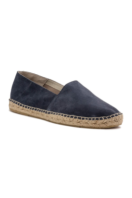 Suede espadrilles, Marino, medium
