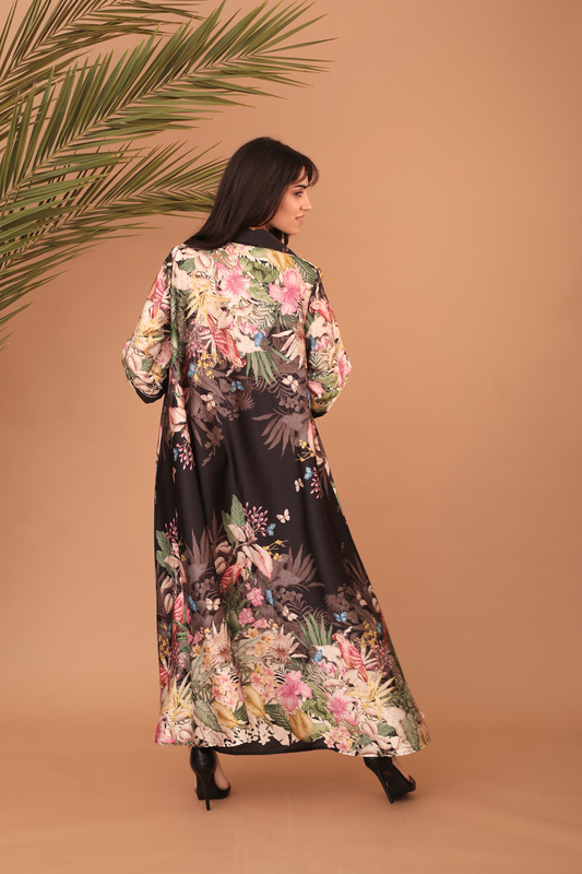 Delina print dress-null
