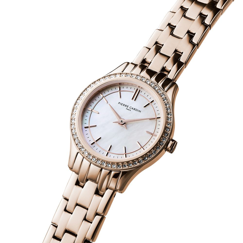 Multicolor stainless steel dress watch-null