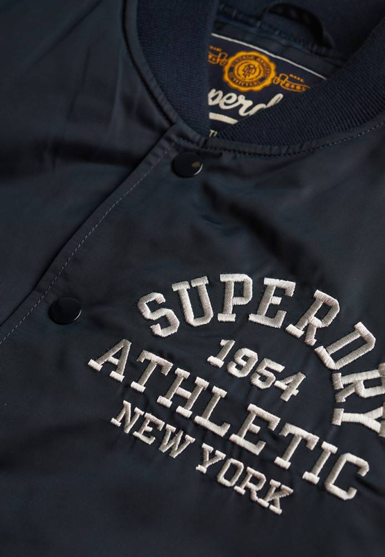 Athletic varsity bomber-null