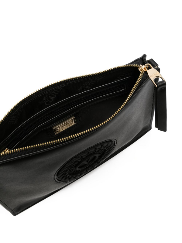Versace jeans embossed logo pouch-null