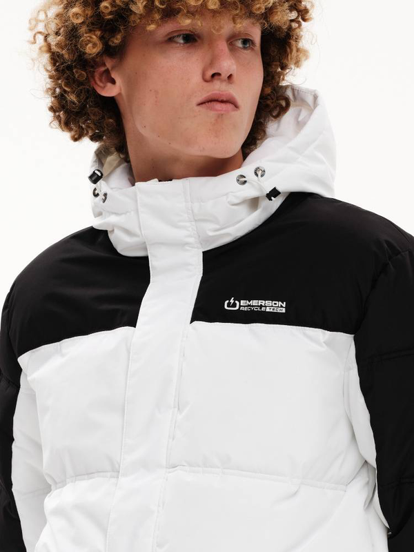 Men’s hooded puffer jacket image number null