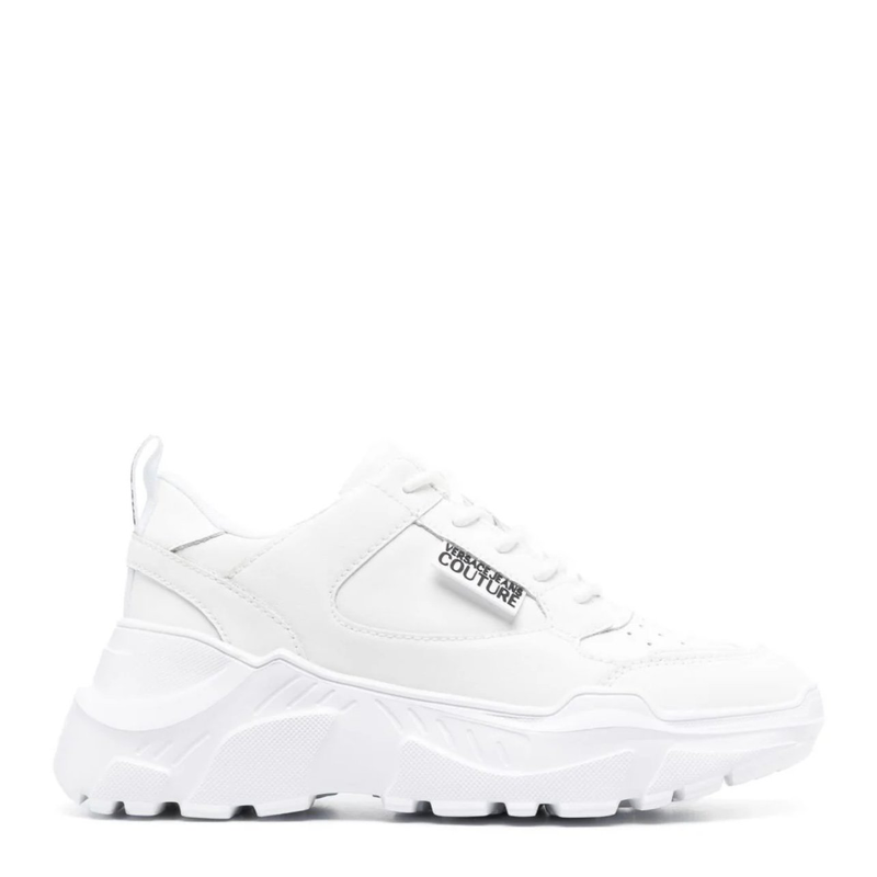 Chunky sole sneakers - white-null