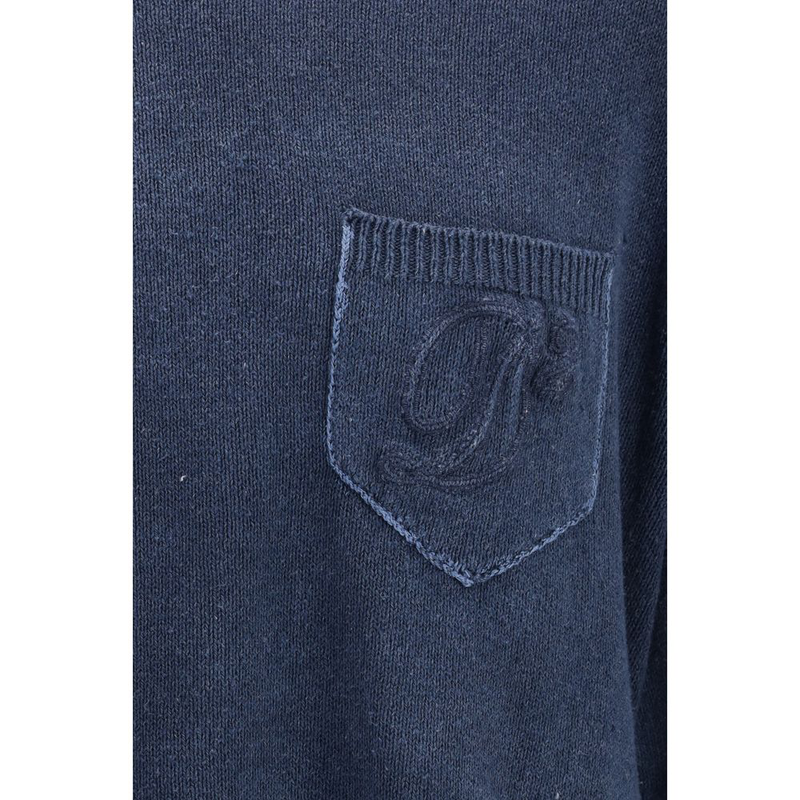 Blue polyester sweatshirt-null