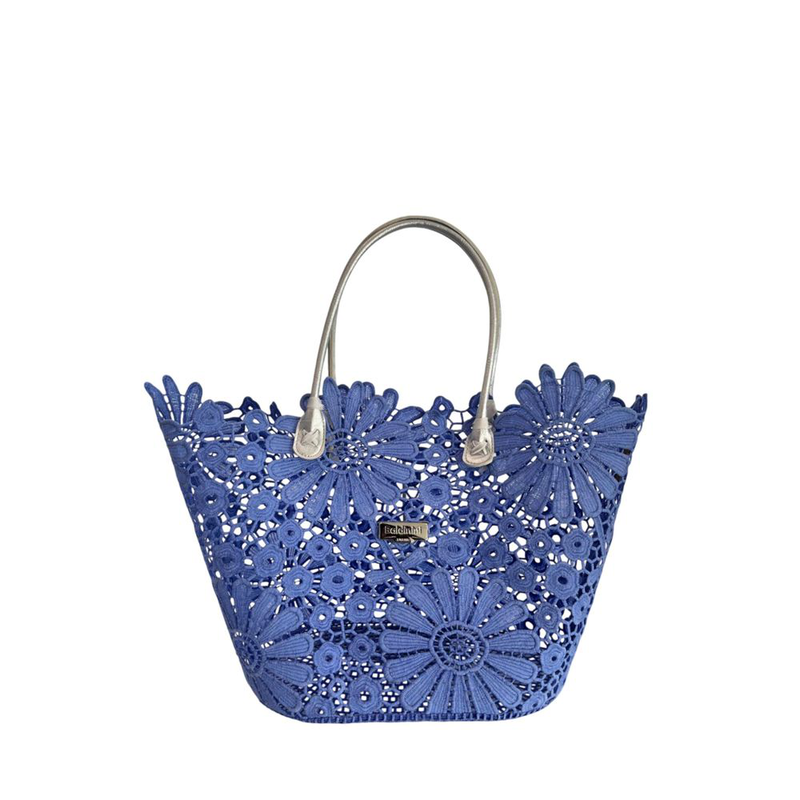 Blue pu women handbag-null