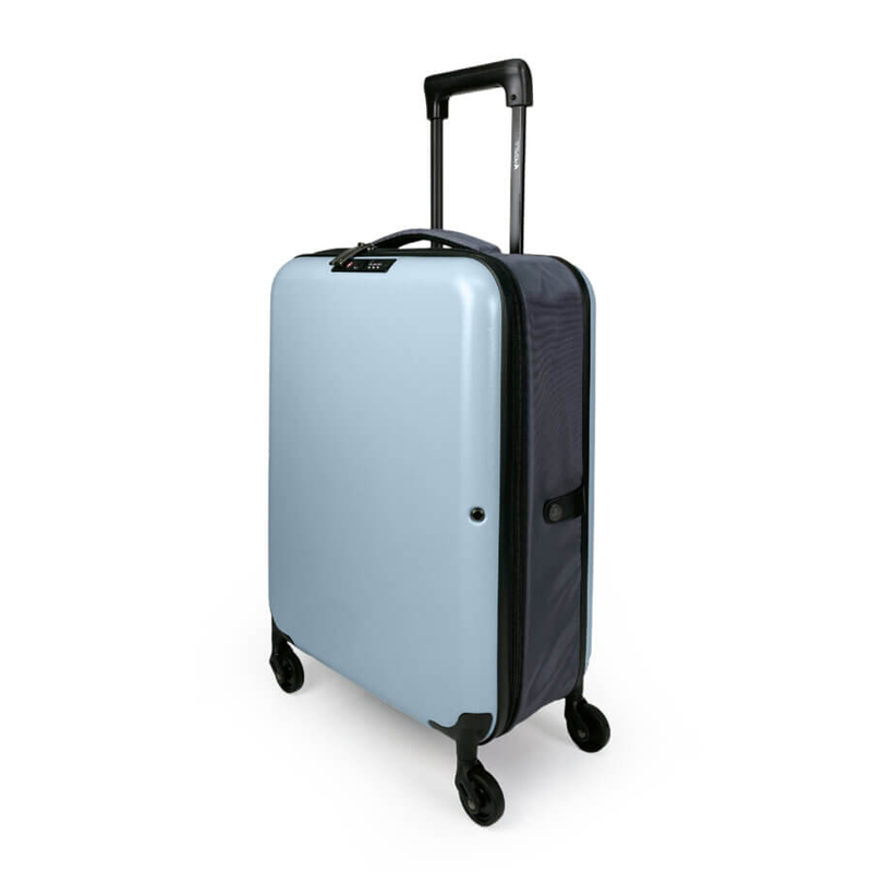 Product image: Bg berlin x pegasus - easypack, foldable cabin size/carry-on (4 wheel) 55cm/20in luggage 10kg suitcase - mint-null