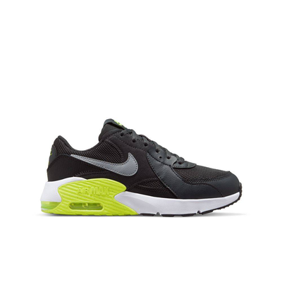 Air max excee junior shoes, Dk.grey / Volt, medium