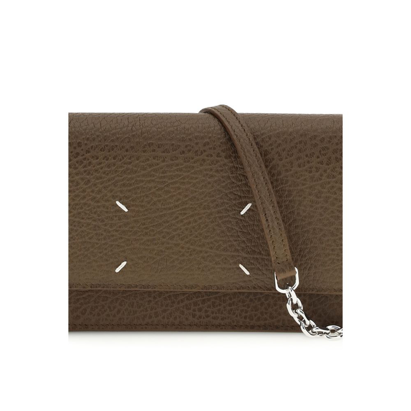 Brown calf leather bos taurus wallet-null
