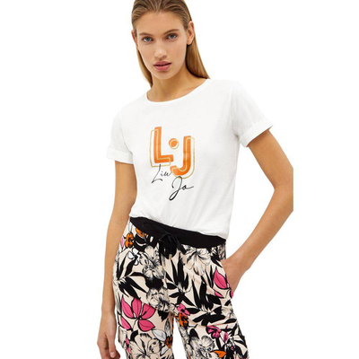 Logo t-shirt, Ivory, medium
