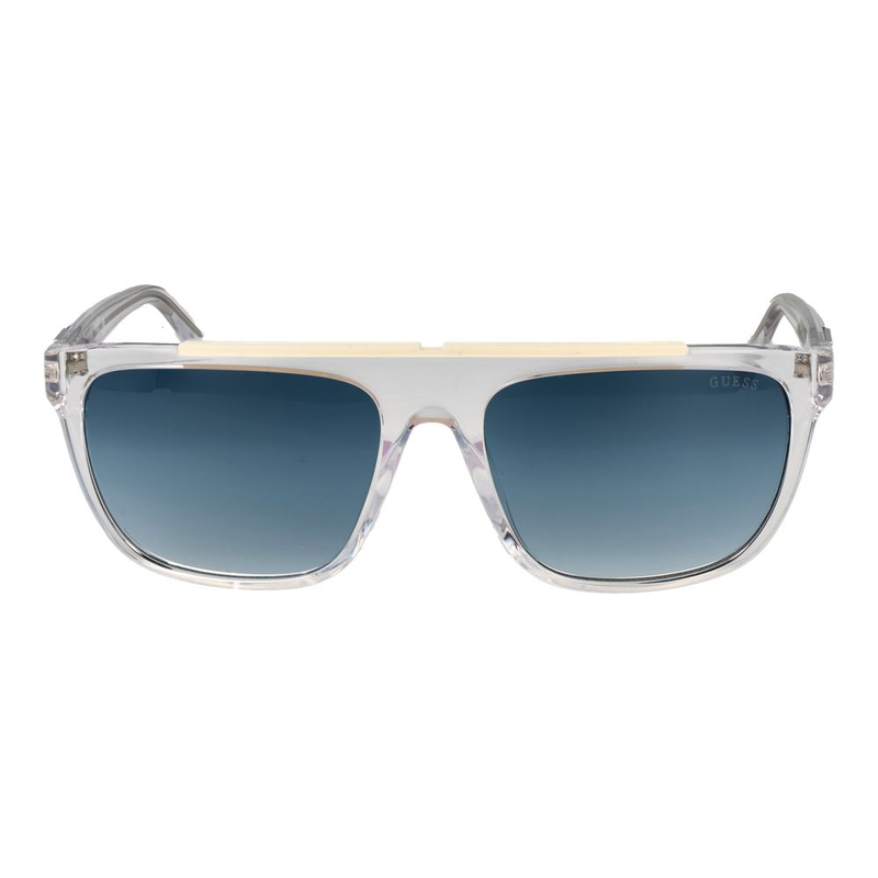 Transparent stainless steel sunglasses-null