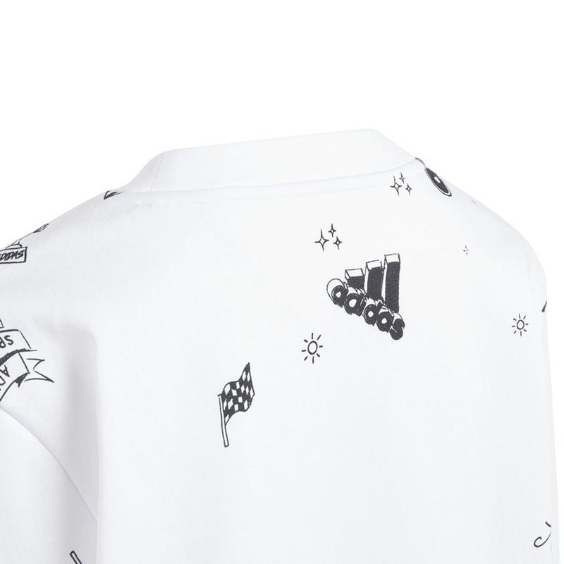 Adidas jg bluv q3sweat     white/black-null