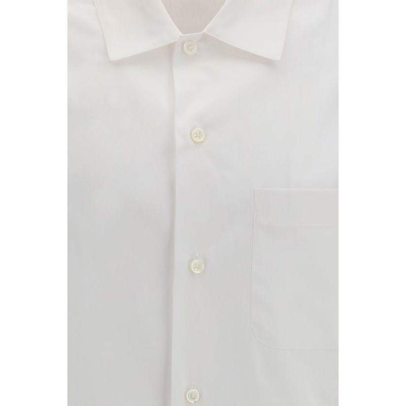 White cotton dress shirt-null