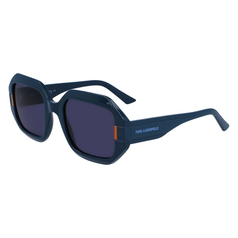 Blue injected sunglasses-null