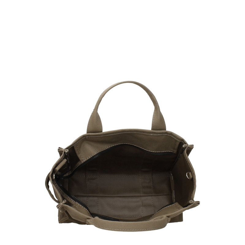 Green fabric handbag-null