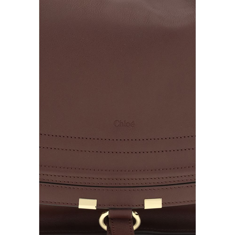 Brown calf leather bos taurus shoulder bag-null