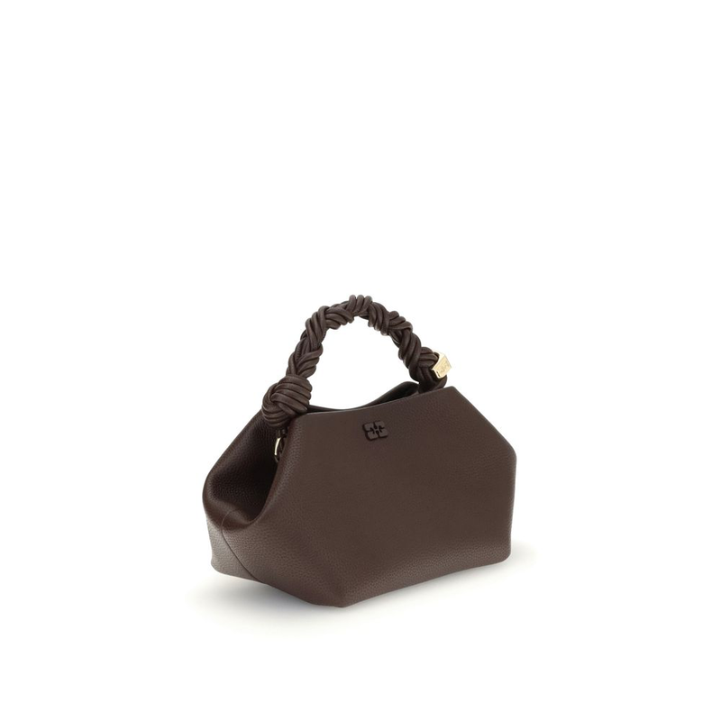 Brown recycled polyester handbag-null