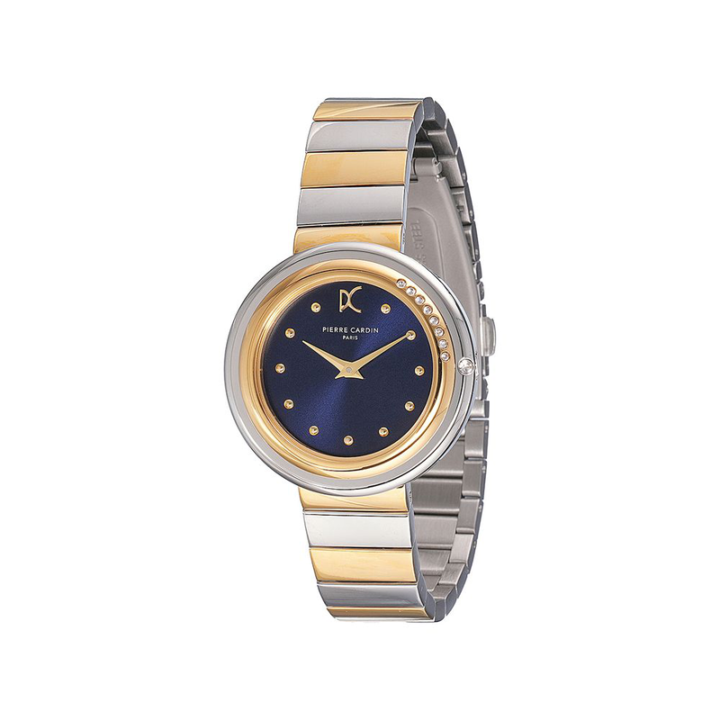 Multicolor stainless steel dress watch-null