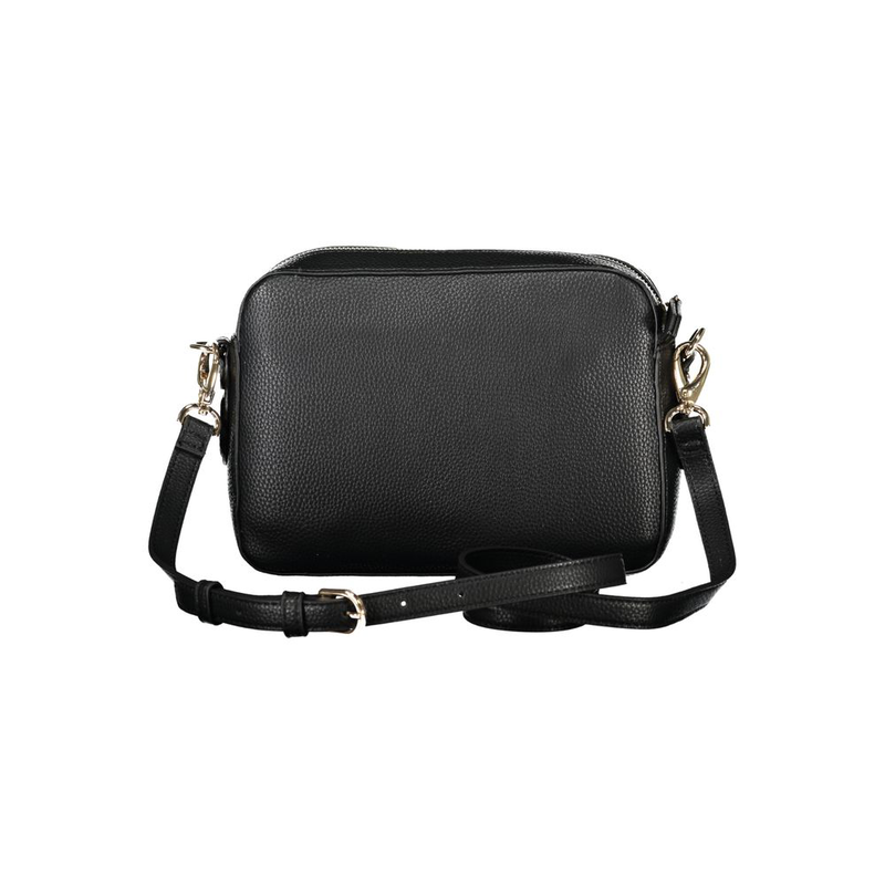 Nero poliuretano women handbag-null
