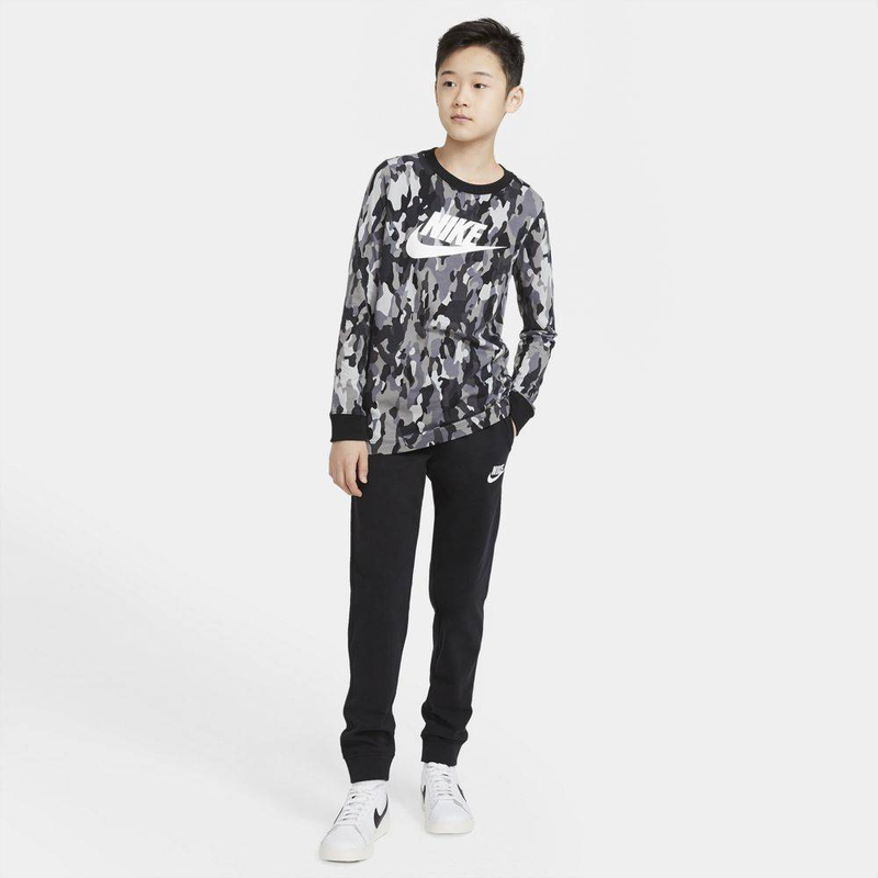 Boys sportswear camo long sleeve t-shirt-null