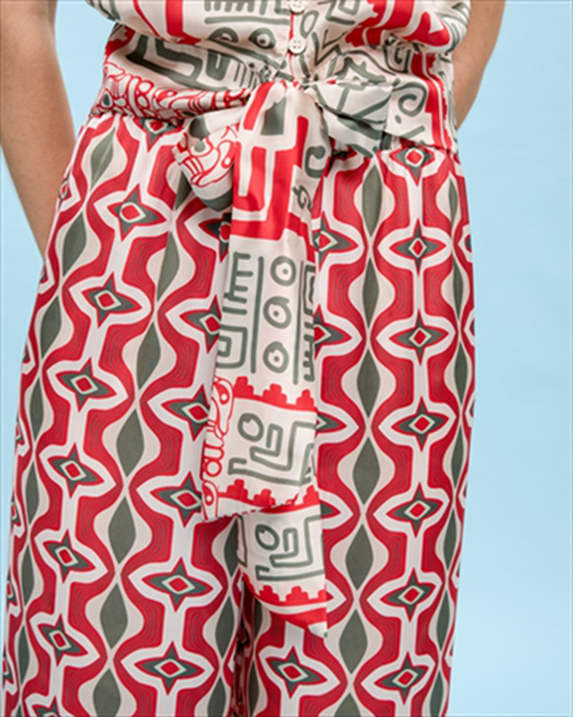 Trouser printed-null