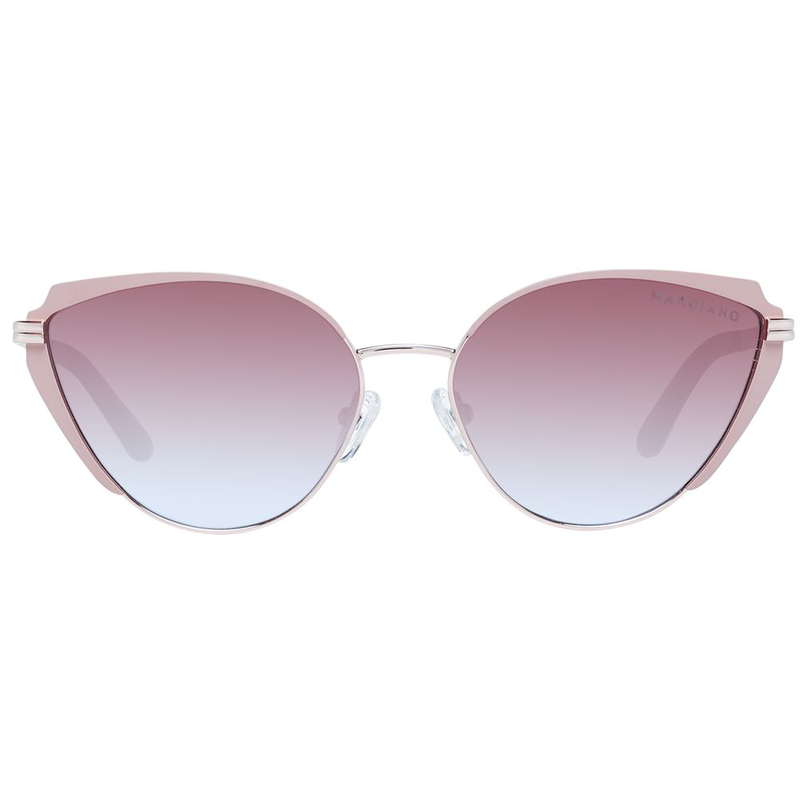 Rose gold metal sunglasses-null