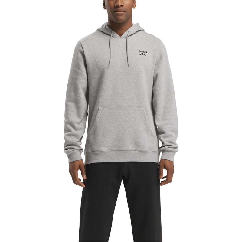 Reebok men's identity small logo fleece hoodie-null