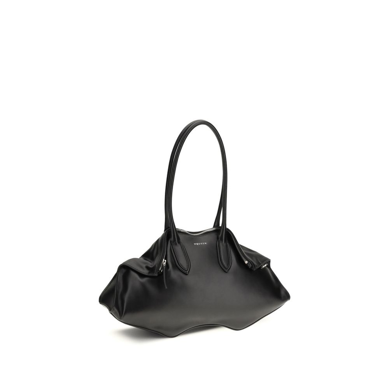 Black calf leather bos taurus shoulder bag-null