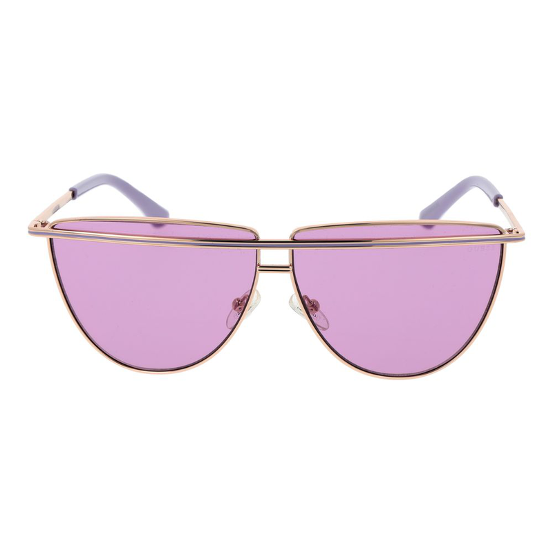 Rose gold metal sunglasses-null