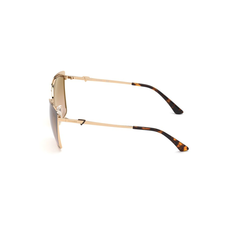 Brown metal sunglasses-null