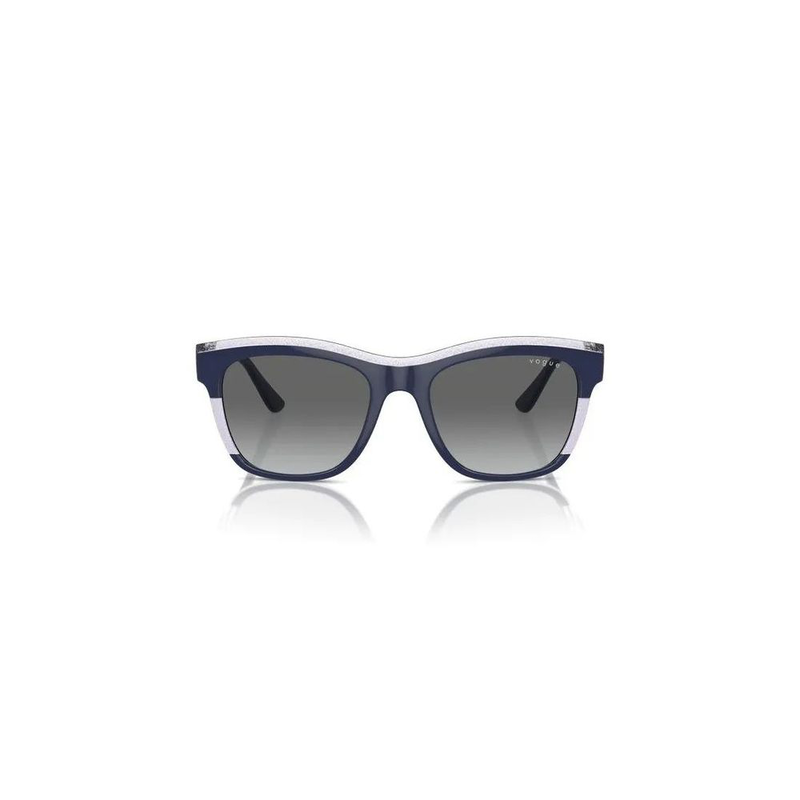 Blue resin sunglasses-null