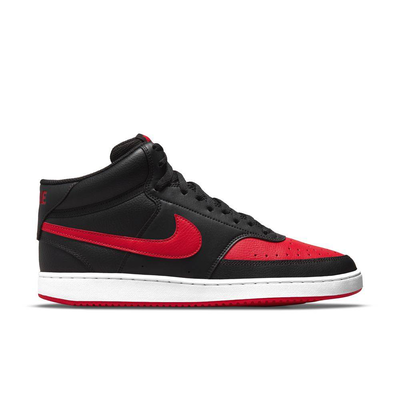 Court vision mid shoes, Black / Red, medium