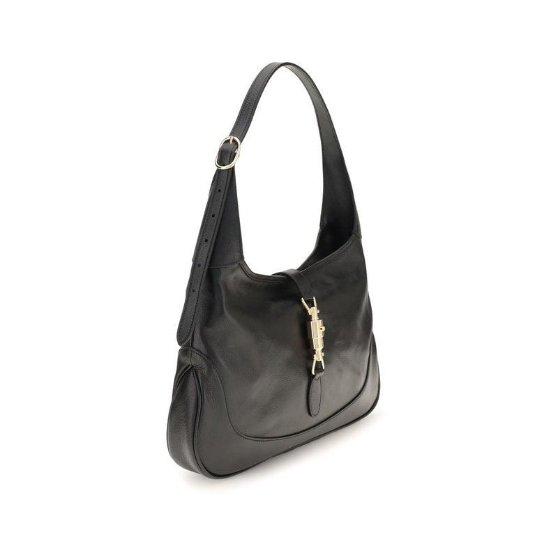 Black calf leather bos taurus shoulder bag-null