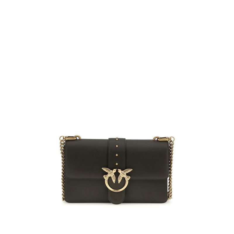 Bicolor calf leather bos taurus shoulder bag-null