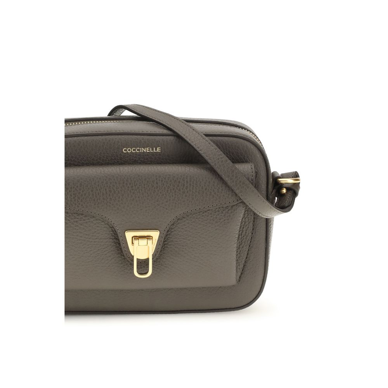 Brown calf leather bos taurus shoulder bag-null