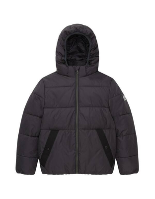 Heavy puffer jac coat kids boy, Coal Grey, medium