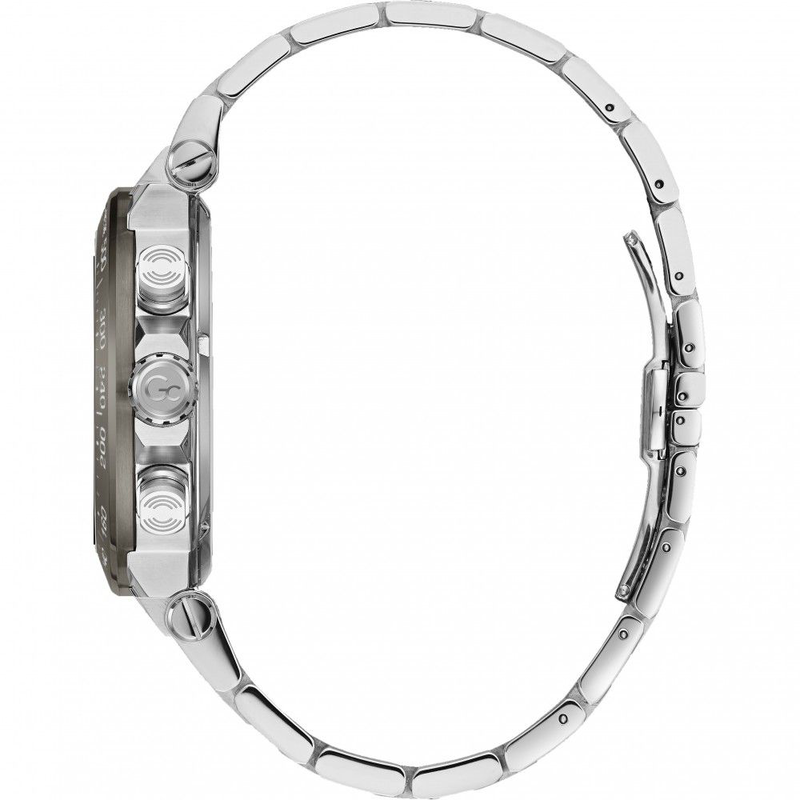 Silver stainless steel bracelet watch-null