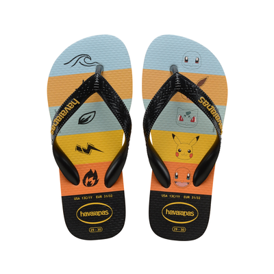 Havaianas kids top pokemon, Blue, medium