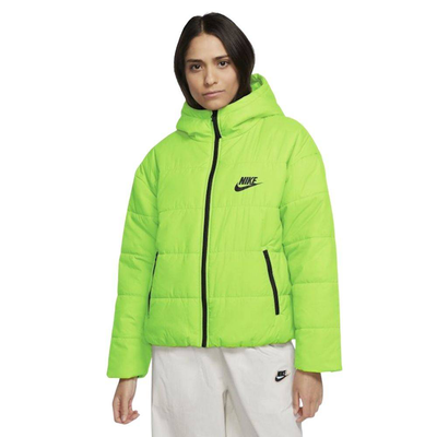 Nike sportswear synthetic-fill womens jacket, Volt / Black, medium
