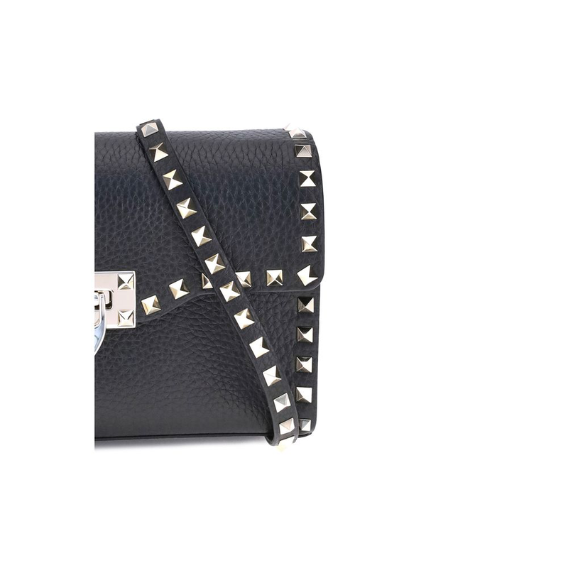 Black calf leather bos taurus shoulder bag-null