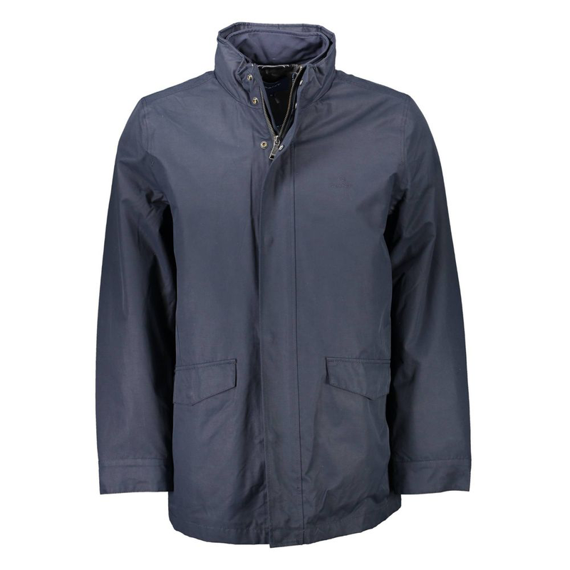 Blu polyester men's jacket-null