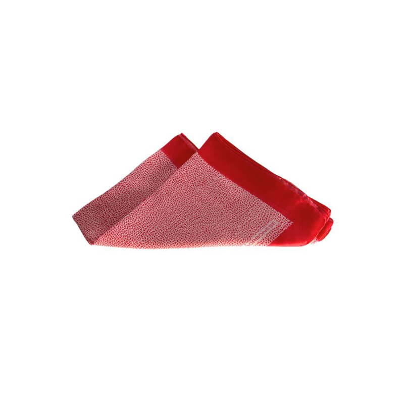 Red silk women scarf-null