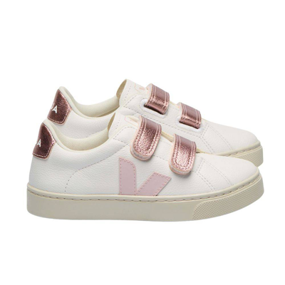 Small esplar leather infant, White / Rose Gold, medium